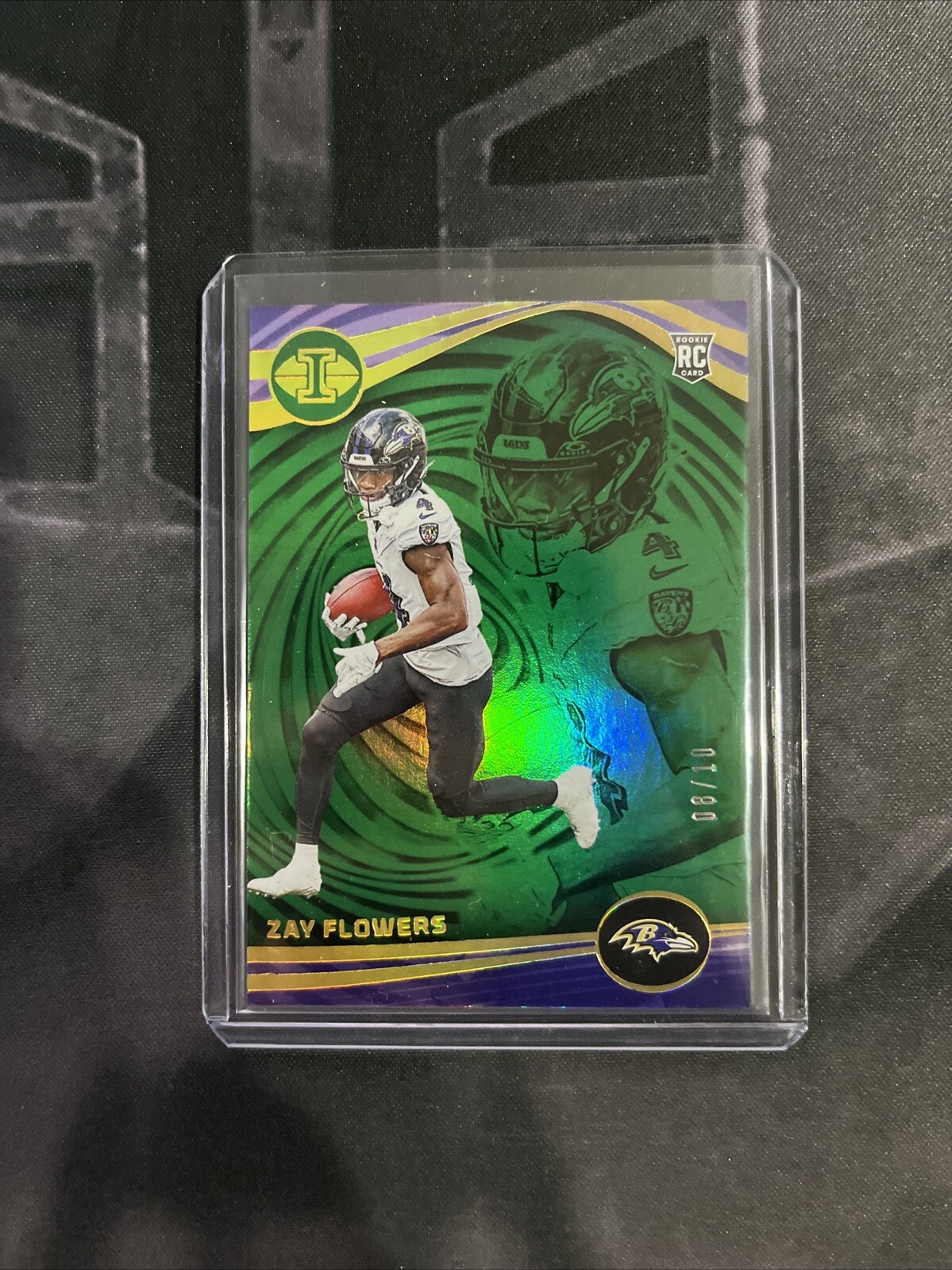 2023 Illusions Zay Flowers Rookie Green /10