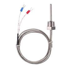 Waterproof K Type Thermocouple Grounded Temperature Sensor Probe for PID Tempera