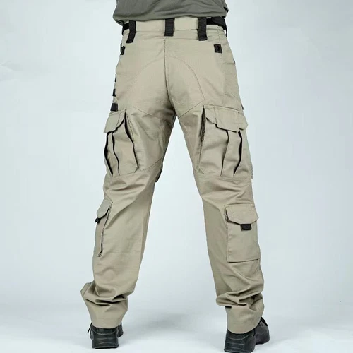 Mens Tactical Cargo Trousers Army Military Multi-pocket Outdoor Combat Pants BDU - Picture 20 of 40