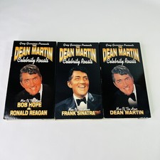 Lot of 3 The Dean Martin Celebrity Roasts VHS Cassette Tapes