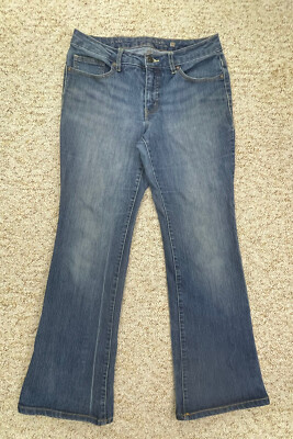 Faded Glory Women's Denim Mid Rise Stretch Flared Jeans Size 12 ( 32x31)