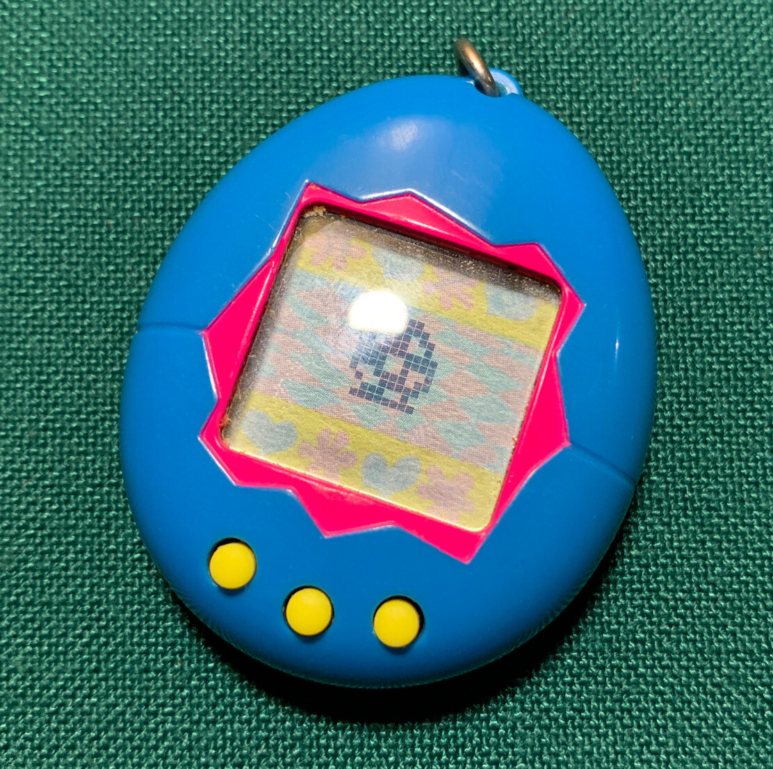BANDAI TAMAGOTCHI 1997年製 Vtg 1997 Original Bandai TAMAGOTCHI Electronic Blue & Pink Kids