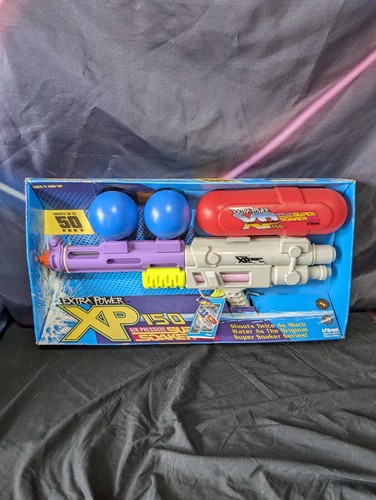 New Vtg NOS Larami SUPER SOAKER XP150 Air Pressure Water Squirt Gun In Box