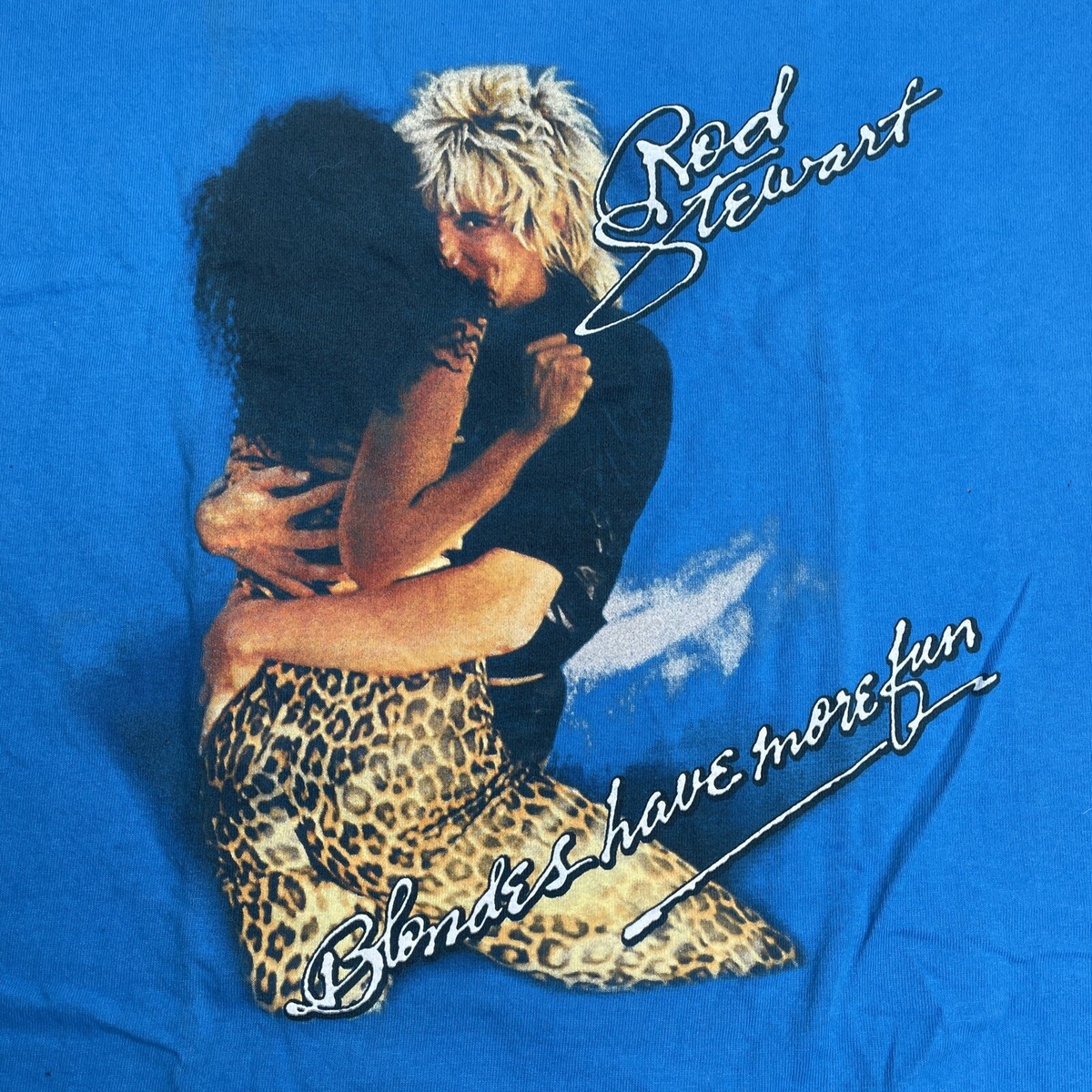 Rod Stewart Tour Blondes Have More Fun T Shirt 90's Vintage Rod Stewart Tour Blondes Have More Fun T Shirt 90's Vintage