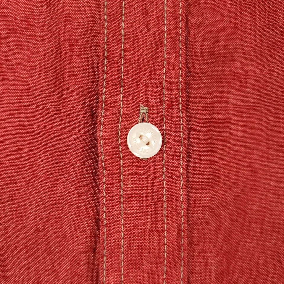 Daniel Cremieux Shirt Bundle Mens Large Red Blue Linen Short Sleeve Resort Beach - Image 3 of 4