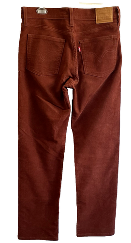 Levi's Jeans Women's 28 x29 Corduroy Rust Wedgie Straight Button Fly Premium - Picture 2 of 7