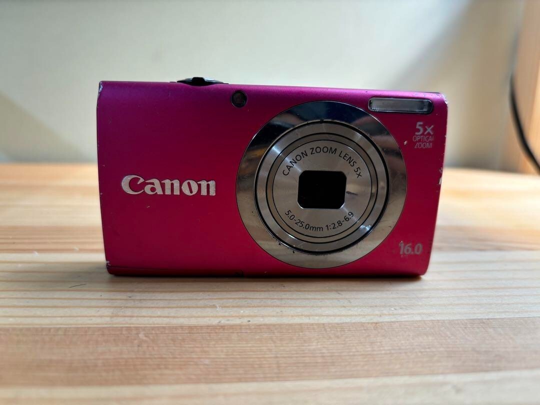 Canon PowerShot A2300 16.0MP Compact Digital Camera Pink For