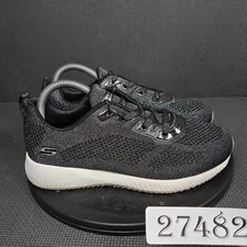 Skechers Bobs Squad Glitz Shoes Womens Sz 8 Black Athletic Trainers Sneakers
