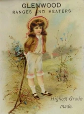 Weir Stove Co Glenwood Ranges & Heaters Adorable Child Rake Field P45