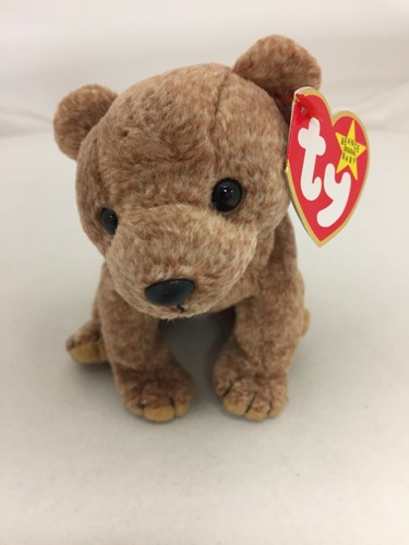 TY Beanie Baby - 1999 Pecan Brown Bear - neuwertig mit neuwertigem Etikett - Bild 2 von 11