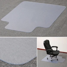 48" x 36" Home Office Chair Mat PVC Floor Studded Back with Lip For Pile Carpet