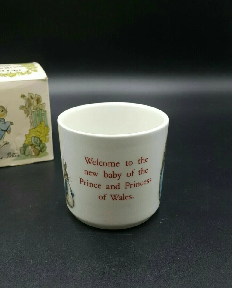 Wedgwood Peter Rabbit Nursery Ware Celebration of the Royal Birth Mug with Box  - Image 3 of 4
