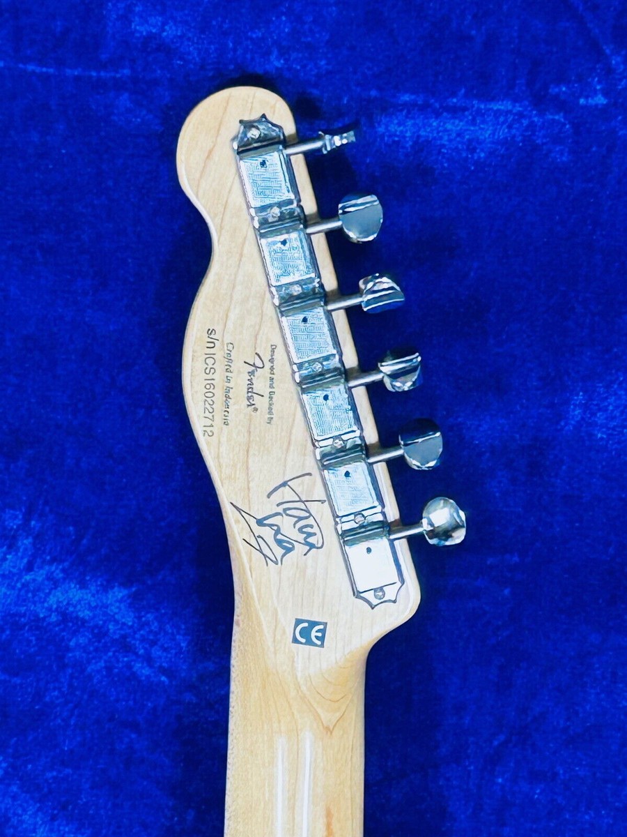 Squier Haruna Telecaster Used Skullsilver SCANDAL Basswood Body #2