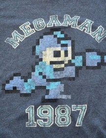 Mega Man 1987 Nes Nintendo 8 Bit Men's Small Shirt Fast Shipping 