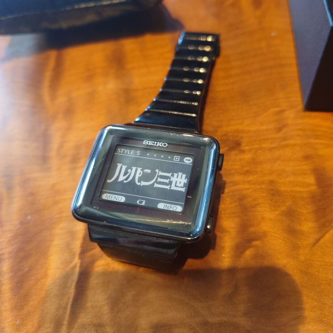 SEIKO Lupin the 3rd SPIRIT Smart EPD SBPA007 S771-0AA0 Watch 2011