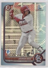 2022 Bowman 1st Edition Sky Blue Foil Joshua Baez #BPPF-112 0ei3