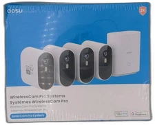 Aosu Security Cameras Outdoor Wireless, 4-cam-kit, 166° Ultra-wide-angle