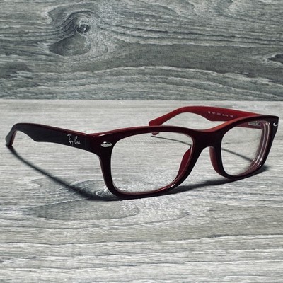 Ray-Ban RB 1531 3592 Eyeglass Frames Kids 46-16-125 Red Wayfarer Frames Only