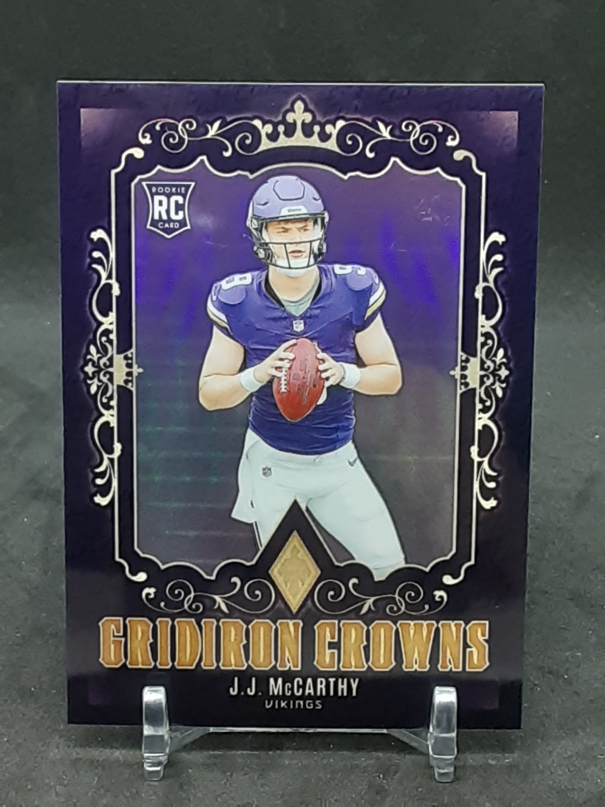J.J. MCCARTHY 2024 PHOENIX GRIDIRON CROWNS ROOKIE VIKINGS MICHIGAN QQ