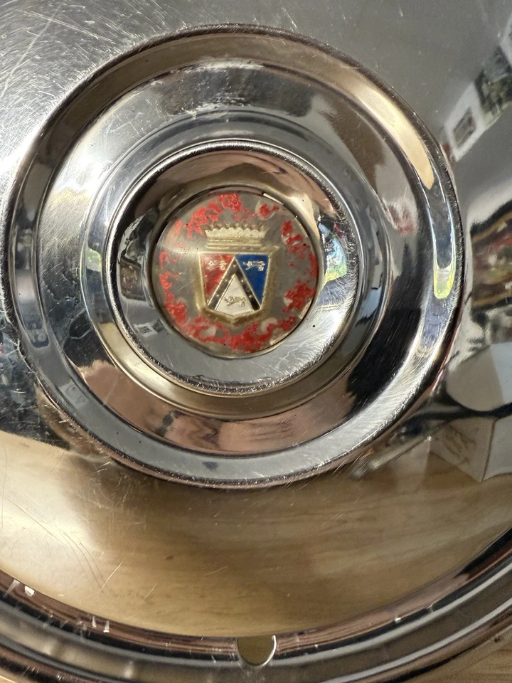 Ford Crestline 1953 1954 Sunliner Customline 15" tapacubos cubierta de rueda fabricante original usado Foto 3 de 4