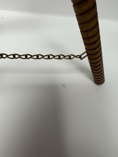 Vintage Retro Natural Wood Corkscrew Picture Easel, 8.75" Tall - Picture 6 of 9