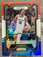 2023-24 Panini Prizm - Ja Morant #96 Red White & Blue Prizm Memphis Grizzlies 🏀