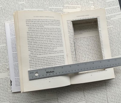Echter Buchtresor Geheimversteck Bargeld Versteck Box Hardcover Öffnung 17,4x9,2x3,5cm