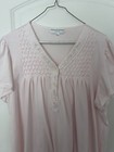 Miss Elaine Nightgown Women's 2XL Light Pink Short V-Neck Pullover — photo 2
