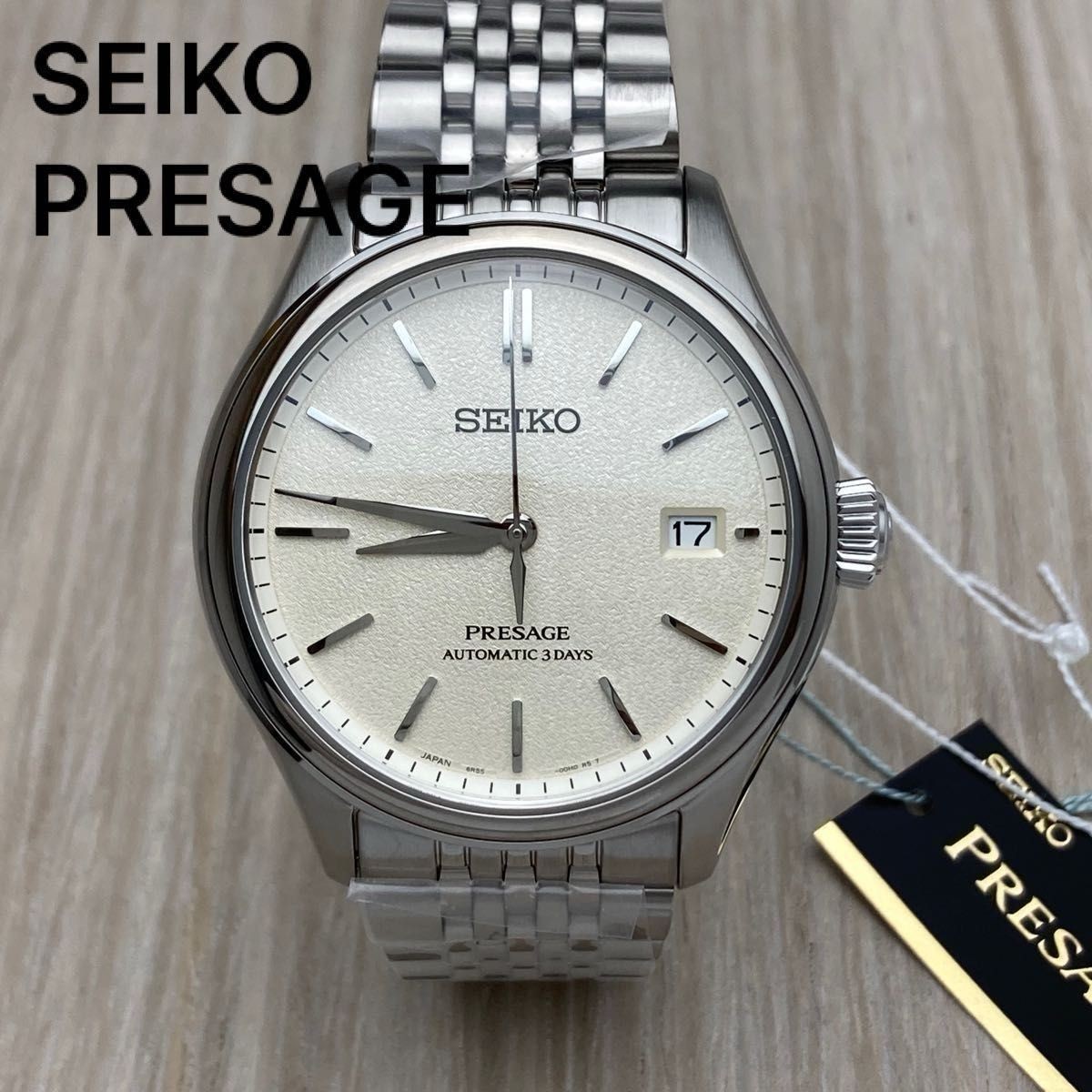 Brand New SEIKO Presage Automatic Men s Wristwatch SARX121 3DAYS 10 ATM Water Re