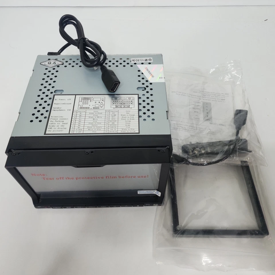 Double DIN 7" Car Stereo Radio GPS Navigation Head Unit Bluetooth TOCADO TH8820G - Image 2 of 4