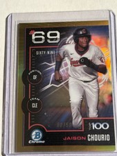 2025 Bowman - Bowman Scouts Top 100 Chrome Jaison Chourio #BTP-69 Gold Refractor