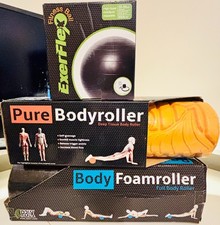 Fitness Foam Roller / Deep Tissue Roller / Exercise Ball Yoga Gym Recovery NEW