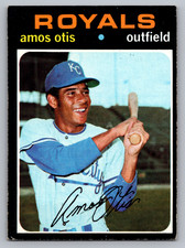 1971 TOPPS #610 AMOS OTIS KANSAS CITY ROYALS