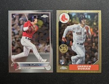 2022 Topps Chrome - Jarren Duran 2 Card Rookie Lot Base/Insert