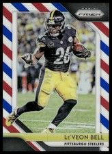 Le'Veon Bell 2018 Panini Prizm #32 Prizm Red White and Blue Pittsburgh Steelers