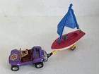 Vintage Corgi Toys GS No. 26 Beach Buggy & Sail Boat VW Whizz Wheels RARE
