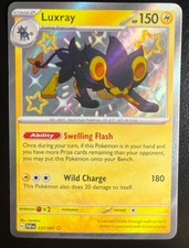 Luxray Shiny Rare SV: Paldean Fates 137/091 NM on eBay
