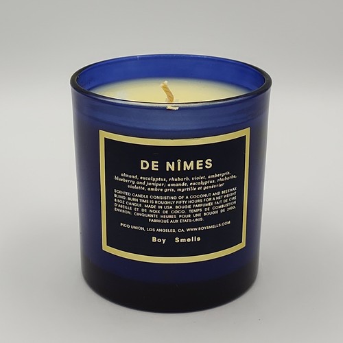 BOY SMELLS DE NIMES 8.5oz / 240g Candle Discontinued UNUSED w/ Flaw