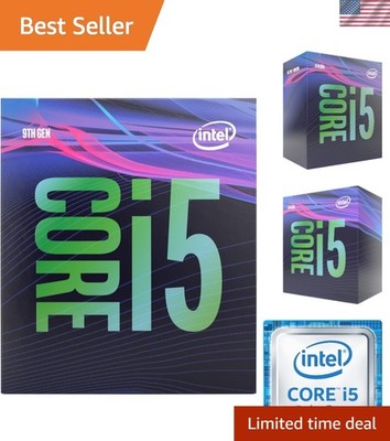 Core i5-9500 6-Core Desktop Processor   Up to 4.4 GHz Turbo Boost Performance