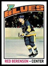 1976-77 Topps Hockey Card Red Berenson St. Louis Blues #236 EX-MT+