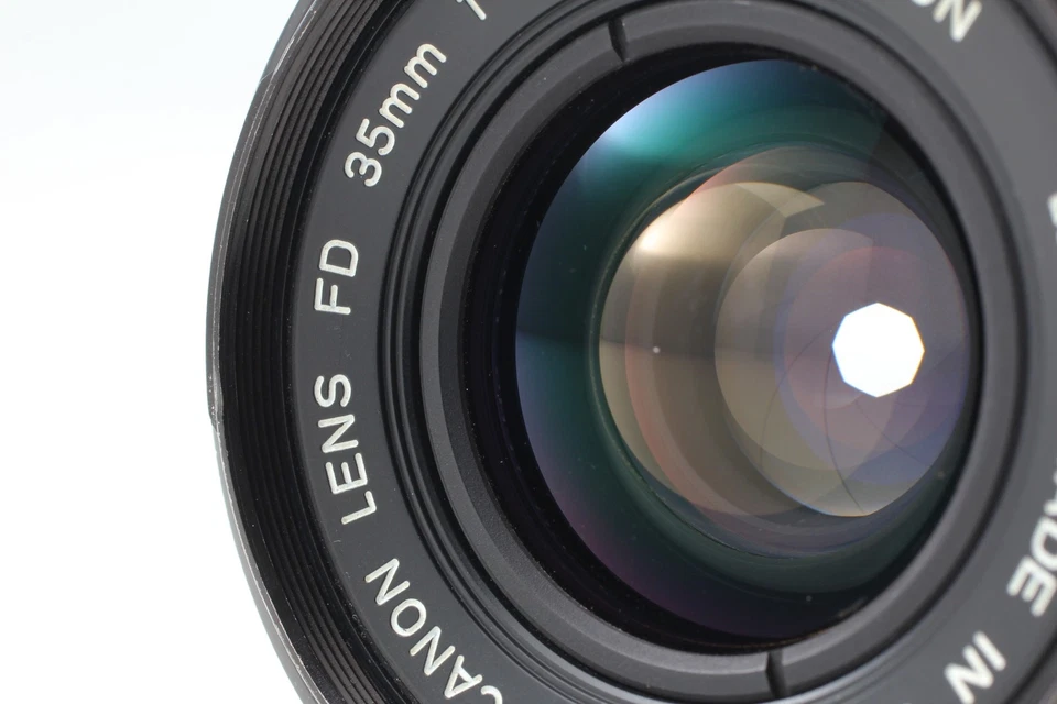 [Casi COMO NUEVO+++] Lente gran angular de enfoque manual Canon FD NFD 35 mm f/2 de JAPÓN Foto 4 de 4
