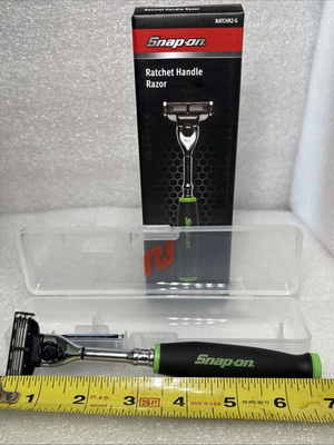 #ad #ad SNAP ON Tools Razor Soft Grip Green Ratchet Handle Blade Shaver RATCRZ G $32.99