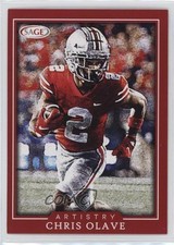 2022 SAGE Low Series Artistry Red Chris Olave #ART-CO 7l6