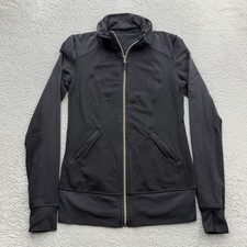 Lululemon Define Jacket Womens Black Full Zip Yoga Activewear Size 8
