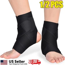 1/2x Sports Medicine Adjustable Ankle Brace,Adults Ankle Stabilizer, Compression
