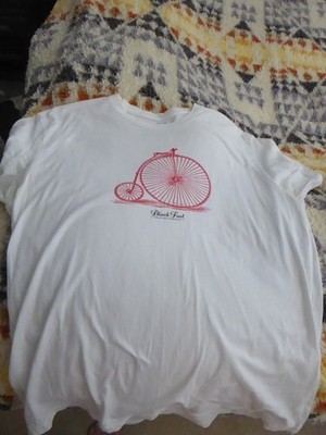 Vintage Black Fuel White T-Shirt   Red Bicycle Design | Shannon Leto, 30STM
