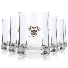 6x Baileys Whisky Cream Likörglas als Tumbler Facettenschliff Connection