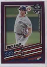 2026 Panini Stars & Stripes Prizm Purple Prizm 125/199 Smith Bailey #82 0xr1