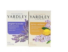 Yardley English Lavender Lemon Verbena Bath Bar, 4.25 oz Each Set