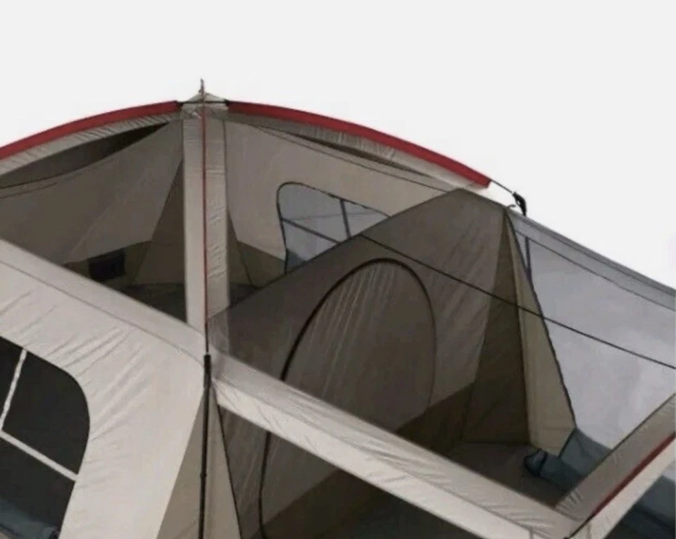 Tienda de campaña Wenzel Klondike 36424 16 x 11' para 8 personas - gris/taupe usada una vez Foto 4 de 4